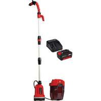Pompe &agrave; eau propre pour baril de pluie sans fil avec batterie 4 Ah et ensemble de d&eacute;part de chargeur, 18 V, 792,5 gal./min Seaboard Timber Mart