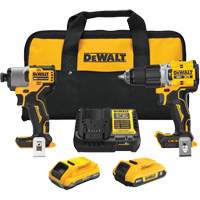 XR Brushless Cordless Premium Drill Driver Kit with 4 Ah POWERSTACK Battery and 2 Ah Battery, 20 V Seaboard Timber Mart