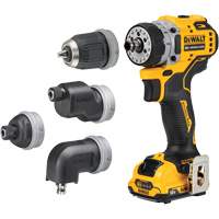 Ensemble perceuse/visseuse sans fil et sans balai XTREME 5-en-1, Lithium-ion, 12 V, Mandrin 3/8" Seaboard Timber Mart