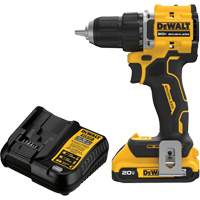 Ensemble visseuse-perceuse sans fil et sans balai ATOMIC COMPACT SERIES, Lithium-ion, 20 V, Mandrin 1/2" Seaboard Timber Mart
