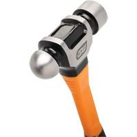 Marteau &agrave; panne ronde, Poids de la t&ecirc;te 32 oz, Face Ordinaire/Poli, Prise Fibre de verre Seaboard Timber Mart