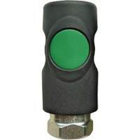 TOPQUIK S1 Ultraflo 7.8 mm Quick Coupler, Polyester Composite/Stainless Steel, 1/4", Female NPT, 174 PSI Seaboard Timber Mart