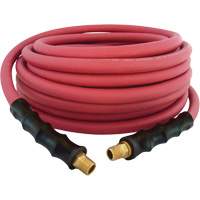 Tuyau  en caoutchouc MAXPRO, Air/Eau, Caoutchouc EDPM/Polyester, 3/8" dia. x 50', 300 psi, 1/4 NPT Seaboard Timber Mart