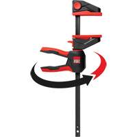 One-Hand Bar Trigger Clamps with 360° Rotating Handle, 4-1/2" (114.3 mm) Seaboard Timber Mart
