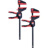 One-Hand Bar Trigger Clamps with 360° Rotating Handle Set, 12" (304.8 mm) Seaboard Timber Mart
