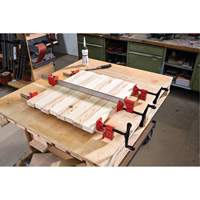 Heavy-Duty I-Beam Steel Bar Clamp, 36" (914.4 mm) Capacity, 2" (50.8 mm) Throat Depth Seaboard Timber Mart