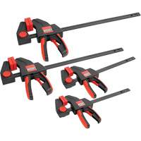4-Piece Medium & Large Trigger Clamps Set, 12" (304.8 mm)/6" (152.4 mm) Seaboard Timber Mart