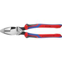 High Leverage Lineman's Pliers New England with Fish Tape Puller, Crimper & KNIPEXTEND Handle Seaboard Timber Mart