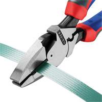 High Leverage Lineman's Pliers New England with Fish Tape Puller, Crimper & KNIPEXTEND Handle Seaboard Timber Mart