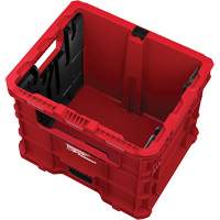 PACKOUT Wire Pulling XL Crate, 15-3/4" x 18-5/8" x 15", Black/Red Seaboard Timber Mart