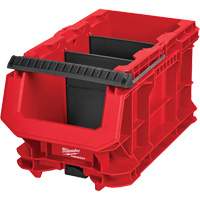PACKOUT Compact Crate, 15-1/2" x 9-1/2" x 8-3/4", Black/Red Seaboard Timber Mart