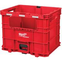 PACKOUT XL Crate, 15-3/4" x 18-5/8" x 15", Black/Red Seaboard Timber Mart