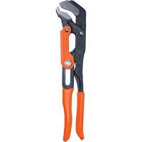 Quick-Adjust S-Jaw Pipe Wrench, 2" Jaw Capacity, 16-3/5" Long, Powder Coated Finish, Dipped Handle Seaboard Timber Mart