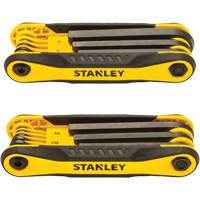 2-Piece Durable Folding Hex Keys, 8 Pcs., Metric & Imperial Seaboard Timber Mart