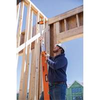 Niveau de plateau extensible robuste, 10'/6' lo, Aluminium, 3, Non magn&eacute;tique Seaboard Timber Mart
