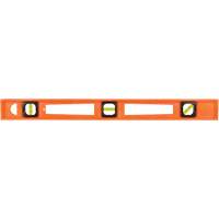 Niveau pour entrepreneurs Structo-Cast&reg; orange, Poutre en I, 2' lo, 3, Non magn&eacute;tique Seaboard Timber Mart