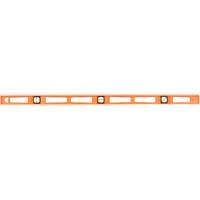Niveau pour entrepreneurs Structo-Cast&reg; orange, Poutre en I, 4' lo, 3, Non magn&eacute;tique Seaboard Timber Mart