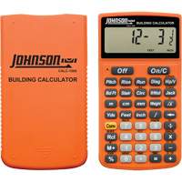Calculatrice de construction orange haute visibilit&eacute; avec &eacute;tui robuste Seaboard Timber Mart