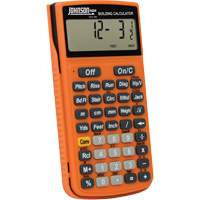 Calculatrice de construction orange haute visibilit&eacute; avec &eacute;tui robuste Seaboard Timber Mart