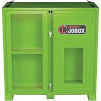 Ventilated Onsite PPE Storage Cabinet, Steel, High-Visibility Lime Green Seaboard Timber Mart