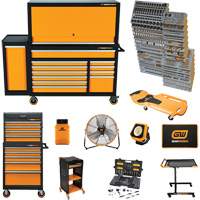 MEGAMOD Master Mechanics Tool Set in Premium Modular Foam Trays with Tool Storage & Shop Equipment, 1331 Pieces Seaboard Timber Mart