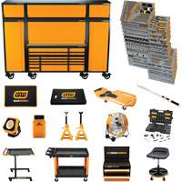 MEGAMOD Mechanics Tool Set in Premium Modular Foam Trays with Tool Storage & Shop Equipment, 1858 Pieces Seaboard Timber Mart