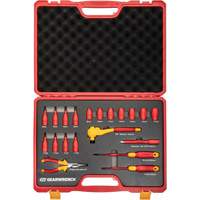 Jeu d'outils isol&eacute;s VDE &agrave; prise 3/8", 1000 V, 20 M Seaboard Timber Mart