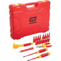 Jeu d'outils isol&eacute;s VDE &agrave; prise 3/8", 1000 V, 20 M Seaboard Timber Mart