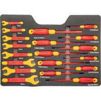 Jeu d'outils VDE isol&eacute;s, 1000 V, 39 M Seaboard Timber Mart