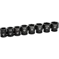 6-Point SAE Socket Set, 8 Pcs, Impact, 3/4" Drive Size Seaboard Timber Mart