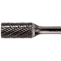 Double Cut Cylindrical Carbide Burr, 3/8" Dia., 1/4" Shank, 3/4" Depth of Cut Seaboard Timber Mart