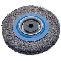 Brosses rotatives &agrave; fils torsad&eacute;s d'&eacute;tabli, 6" dia., Fils 0,0118", Arbre 1/2" - 1-1/4" Seaboard Timber Mart
