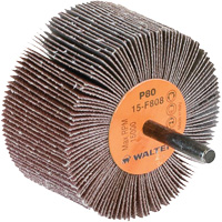 Flap Wheels-Coolcut Flap Wheels, Aluminum Oxide, 80 Grit, 3" x 1-1/2" x 1/4" Seaboard Timber Mart
