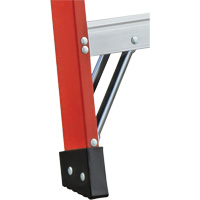 6600 AA Series Industrial Extra Heavy-Duty 2-Way Stepladders, Fibreglass, 375 lbs. Capacity, 4' Seaboard Timber Mart