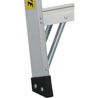 3400 Series Industrial Extra Heavy-Duty Step Ladder, 6', Aluminum, 300 lbs. Capacity, Type 1A Seaboard Timber Mart