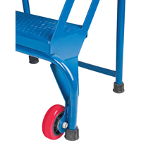 Portable Folding Ladder, 2 Steps, Perforated, 20" High Seaboard Timber Mart