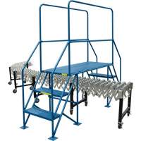 Crossover Ladder, 35-1/2" Overall Span, 31-1/2" H x 22" D, 22" Step Width Seaboard Timber Mart