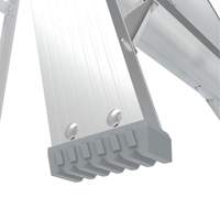 Step Ladder with Paint Tray, 10', Aluminum, 225 lbs. Capacity, Type 2 Seaboard Timber Mart