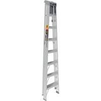 Step Ladder with Paint Tray, 8', Aluminum, 225 lbs. Capacity, Type 2 Seaboard Timber Mart