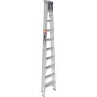 Step Ladder with Paint Tray, 10', Aluminum, 225 lbs. Capacity, Type 2 Seaboard Timber Mart