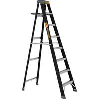 Step Ladder with Paint Tray, 8', Fibreglass, 250 lbs. Capacity, Type 1 Seaboard Timber Mart