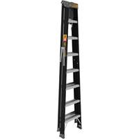 Step Ladder with Paint Tray, 8', Fibreglass, 250 lbs. Capacity, Type 1 Seaboard Timber Mart