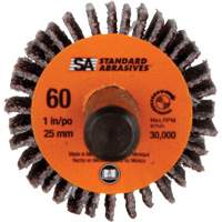 Standard Abrasives Flap Wheel, Aluminum Oxide, 60 Grit, 1" x 1" x 1/4" Seaboard Timber Mart