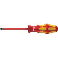 Insulated Square Plus Screwdriver, #2 Tip, Round, 8-1/16" L, Plastic Handle Seaboard Timber Mart