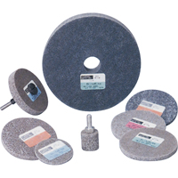 Standard Abrasives 500 Series Soft Density Unitized Wheels, 3" x 1/4", 1/4" Arbor, Medium Grit, Aluminum Oxide Seaboard Timber Mart