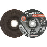 HP Combo Depressed Center Combination Wheel, 4" x 1/8", 3/8" Arbor, Type 27 Seaboard Timber Mart
