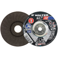 Zip Cutting and Grinding Wheel, 4" x 1/32", 3/8" Arbor, Type 27, 60 Grit, Aluminum Oxide Seaboard Timber Mart