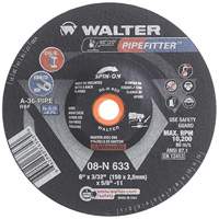 PIPEFITTER Grinding Wheel, 6" x 3/32", Aluminum Oxide, Type 27 Seaboard Timber Mart