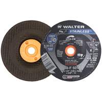 STAINLESS Grinding Wheel, 5" x 1/4", 5/8"-11 Arbor, Aluminum Oxide, Type 28S Seaboard Timber Mart