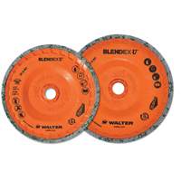 Blendex U Finishing Cup Disc, 4-1/2" Dia., Fine Grit, Silicon Carbide Seaboard Timber Mart